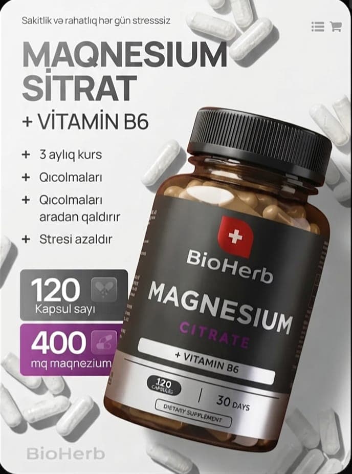 BioHerb Magnesium Citrate + B6