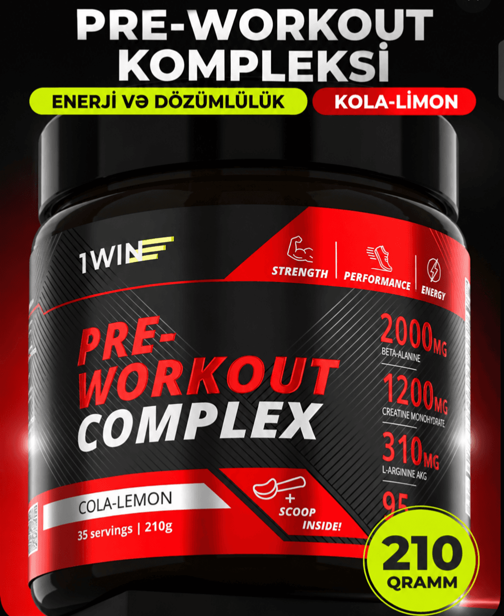 1WİN Pre-Workout Complex
